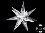 Dekorace hvězda Ø14 cm 3D