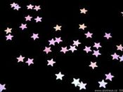 Vánoční lesklé konfety Ø 5mm 10g hvězdičky (98 krab.)