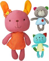 Bobbie a přátelé 3 druhy zvířátko na baterie Zvuk