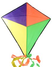 Létající drak nylonový 72 x 72 cm