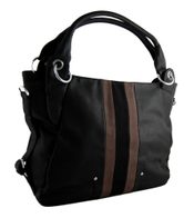 Větší kabelka na rameno JK13-12 černá