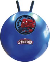 Míč skákací Spiderman 50cm modrý s obrázkem dětské hopsadlo s držadly