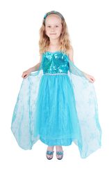 Kostým princezna zimní modrá vel. S