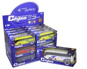 autobus kovový 16 cm