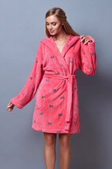 Dámský župan 7101 amarant