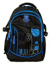 Batoh do města / do školy L1806 černý / modrý