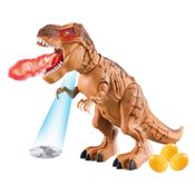 Dinosaurus chodící se světlem a zvuky
