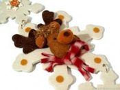 Girlanda vánoční závěs s vánočními motivy délka 92cm