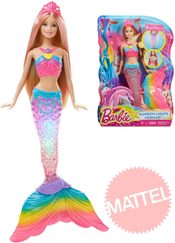 Panenka Barbie 29cm mořská panna kouzelná na baterie Světlo