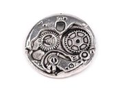 Přívěsek HODINOVÝ strojek Ø24mm (1 ks)