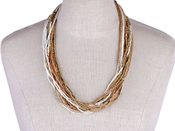 Náhrdelník z rokajlu, víceřadý