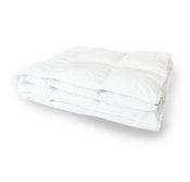 COMFORT Péřová prošívaná přikrývka - bílá 140x200 cm