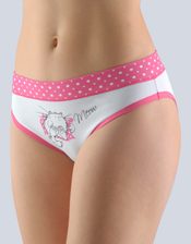 Dámské kalhotky bokové se širokým bokem s potiskem Funny 4 collection 16120P