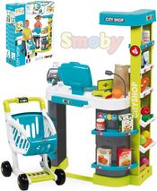 Supermarket City Shop sada obchod set 41ks na baterie plast Světlo Zvuk