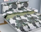Povlečení bavlna na dvoudeku Khaki 90/608