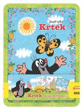Omalovánka - kreativní plechovka Krtek