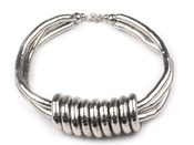 Náhrdelník kovový 3 ROWS (1 ks)