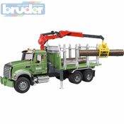02824 (2824) Nákladní auto MACK Granit přeprava dřeva