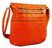 Dámská kabelka K2507 oranžová
