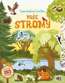 JIRI MODELS Samolepková knížka Naše stromy 265 samolepek