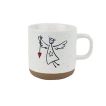 Porcelánový hrnek anděl X8694 - 400ml; 345 g; D87xH89xBD70mm