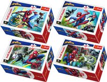 TREFL PUZZLE Spiderman Proti padouchům mini 20x13cm 54 dílků 4 druhy