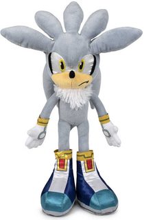 Silver the Hedgehog 30cm - Plyšová Hračka - Ideální pro Sonic Fanoušky