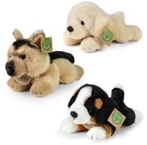 PLYŠ Pes ležící 20cm štěně 3 druhy Eco-Friendly *PLYŠOVÉ HRAČKY