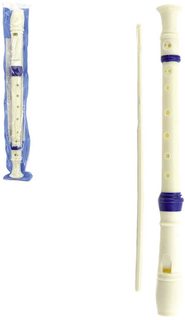 Flétna dětská 33cm s čistítkem v plastovém obalu *HUDEBNÍ NÁSTROJE*