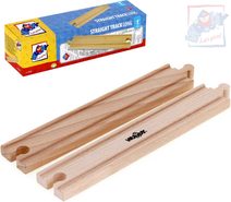 Kolej rovná dlouhá set 2ks příslušenství k vláčkodráze