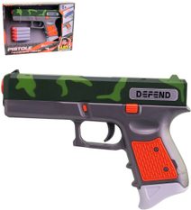 Pistole dětská army set se soft pěnovými náboji 8ks plast
