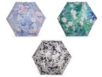 Deštník dámský skládácí mini květy