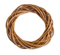 Věnec z proutí 30 cm - světle hnědý