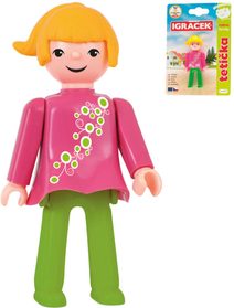 EFKO IGRÁČEK Tetička rodina figurka kloubová na kartě