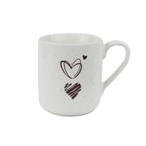 Porcelánový hrnek srdíčka X8705 - 410ml; 370 g; D85xH96xBD70mm