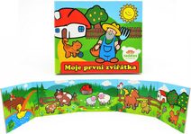 Knížka baby leporelo moje první zvířátka na vesnici