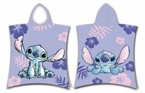 Plážová osuška pončo Lilo a Stitch 50x115 cm