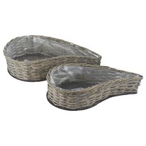 Proutěný obal k osázení S/2 P2500 - A) 40 x 23 x H.10cm