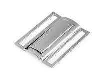 Kovová spona na kabáty, bundy, průvlek 48 mm