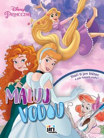 JIRI MODELS Maluj vodou A4 Disney Princezny omalovánky