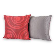 Vínový polštář Circles 50x50cm