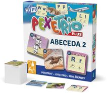 EFKO Hra Pexetrio Abeceda 2 plus 54 dílků *SPOLEČENSKÉ HRY*