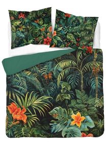Francouzské povlečení 3D Tropická zahrada micro Polyester - mikrovlákno, 220/200, 2x70/80 cm