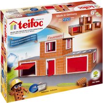 TEIFOC Hasičská stanice 220 dílků pálené cihličky s maltou 4800 STAVEBNICE