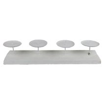 Dekorační svícen na 4 svíce D5611-01 - 40 × 10 × 8 cm