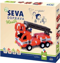 SEVA DOPRAVA Hasiči plastová STAVEBNICE 545 dílků v krabici