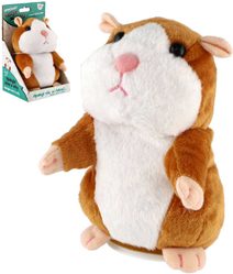 PLYŠ Křeček Mireček opakuje slova na baterie Zvuk *PLYŠOVÉ HRAČKY*