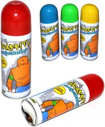 Křídy dětské tekuté smývatelné ve spreji 250ml graffiti spray 4 barvy