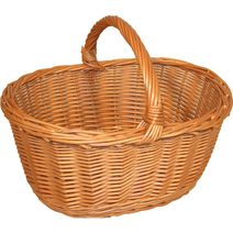 Proutěný koš oválný 015266
