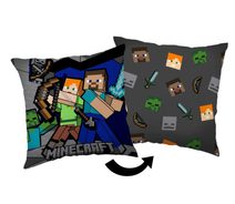 JERRY FABRICS Polštářek Minecraft Survival Mode Polyester, 40/40 cm